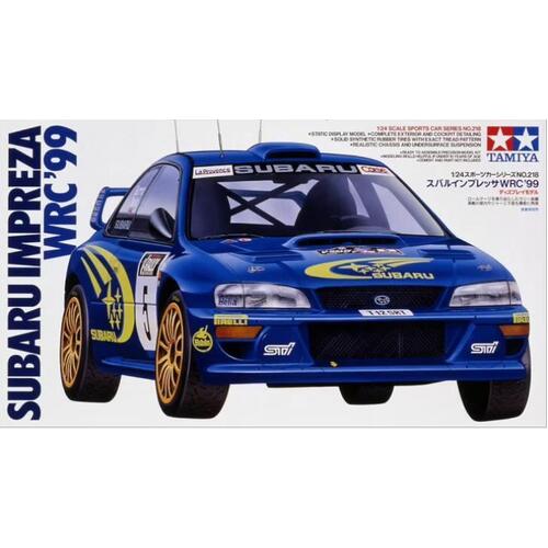 Subaru Impreza WRC '99 1:24 Scale Plastic Model Kit T24218