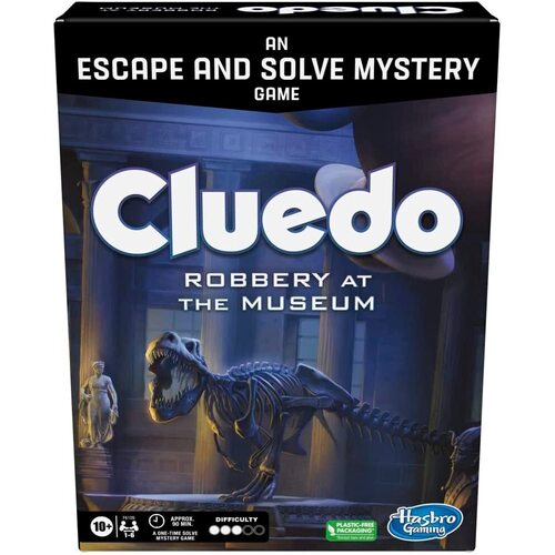 Cluedo Robbery at the Museum Escape and Solve Mystery Game F6109