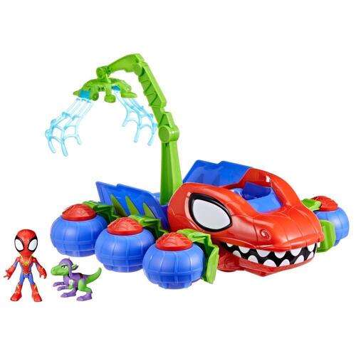 Hasbro Spidey & His Amazing Friends Dino-Webs Crawler Vehicle with Spider-Man Toy F9480