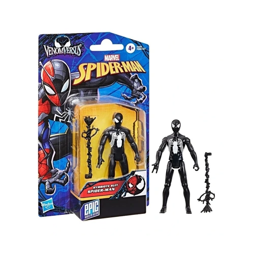 Marvel Spider-Man 4" Figure and Accessory - Symbiote Suit Spider-Man F69005