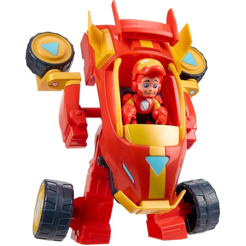 Hasbro Marvel Iron Man and His Awesome Friends Iron Man 2-in-1 Mech Suit & Vehicle G1258