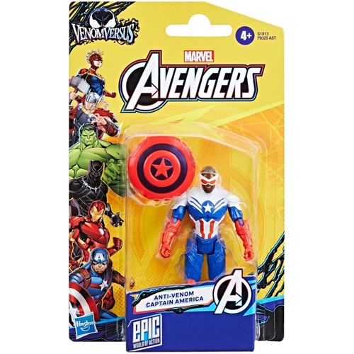 Marvel Avengers Anti-Venom CAPTAIN AMERICA Action Figure F9325