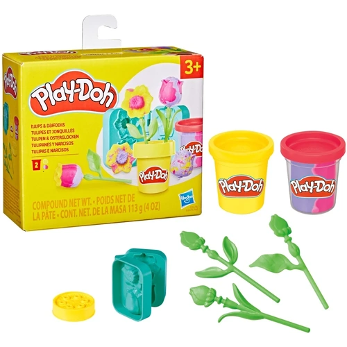 Play-Doh Lil Flowers Tulips & Daffodils G2476