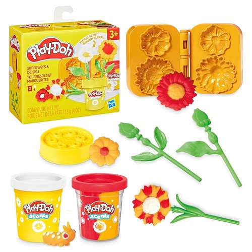 Play-Doh Lil Flowers Sunflowers & Daisies G2476
