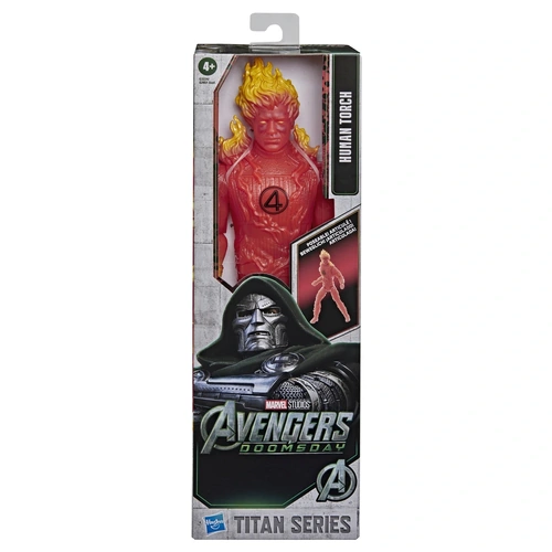 Marvel Avengers Doomsday Titan Series Human Torch Action Figure G26515