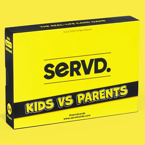 SERVD. - Kids Vs Parents Card Game G3534