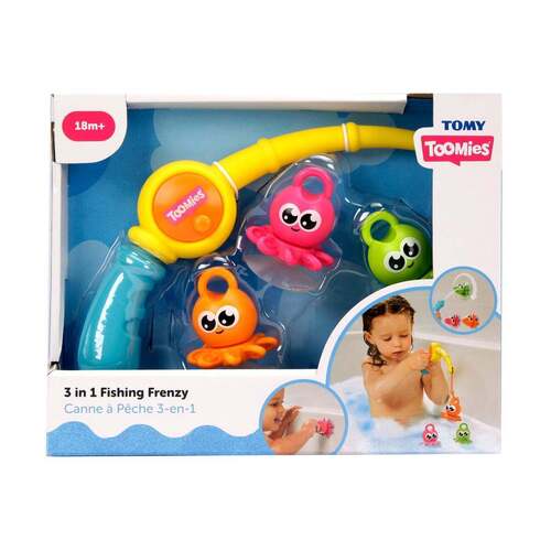 Tomy Toomies 3 in 1 Fishing Frenzy bath game E73103