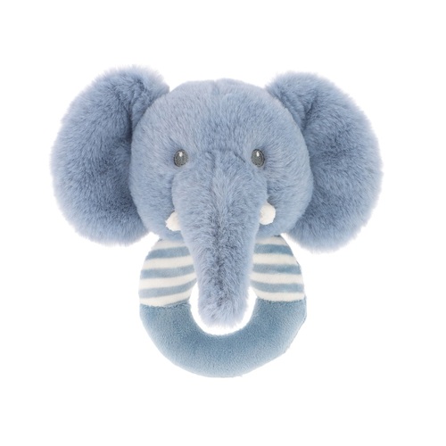 Keel Toys Keeleco 100% Recycled 14cm Elephant Ring Rattle 0818