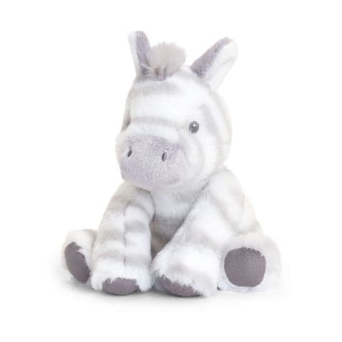 Keel Toys Baby 14cm Cuddle Zebra Plush 7097A