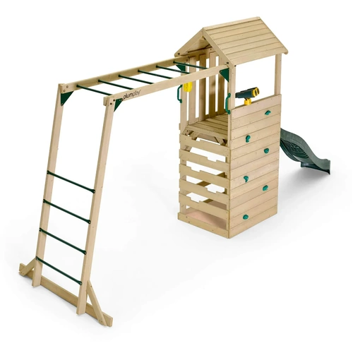 Plum Play Lookout Tower Playcentre with Monkey Bars