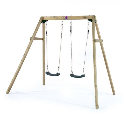 Plum Play Wooden Double Swing Set