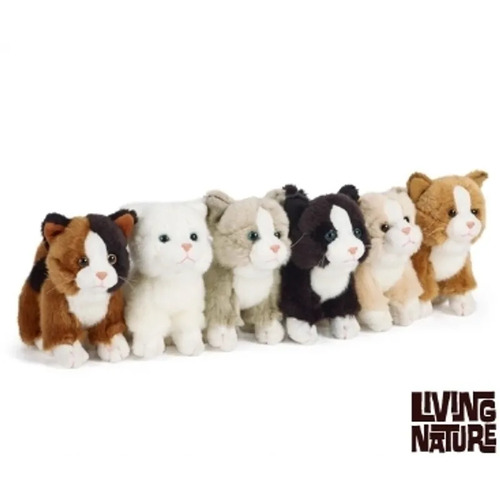 Living Nature Cat Small Assorted Colours 16cm AN147