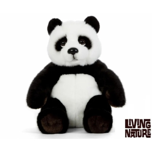 Living Nature Panda Sitting 23cm AN413