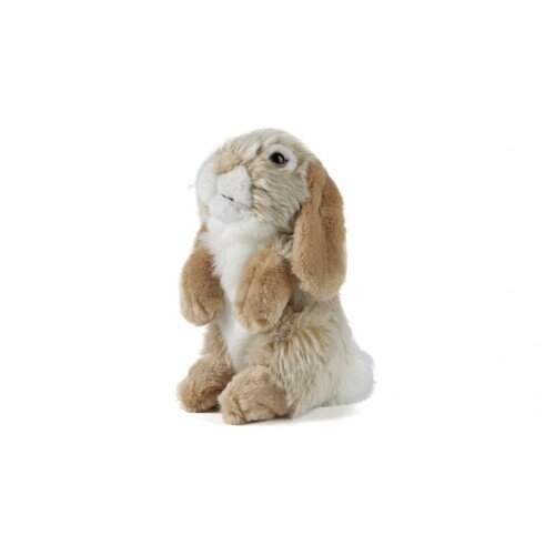 Living Nature Naturli Sitting Lop Eared Rabbit Brown 19cm AN345B