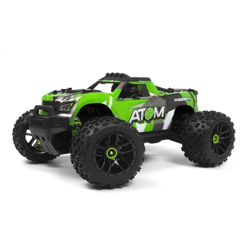 Maverick 1/18 Atom RTR 4WD Electric RC Monster Truck - Green MV150503