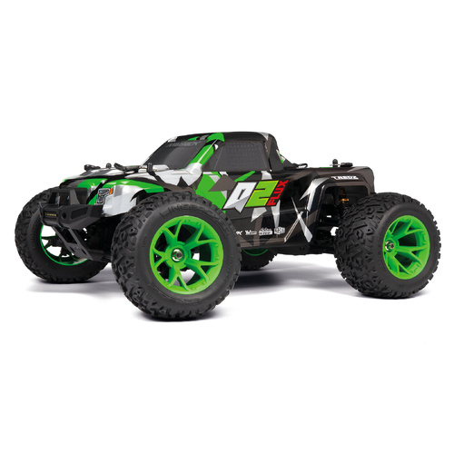 Maverick Quantum2 Flux MT 1:10 R/C Monster Truck - Green 150406 (Batteries & Charger Not Included)