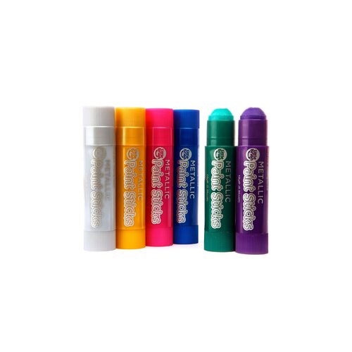 Little Brian Paint Sticks Metallic Colours 6 pack - Mess Free Painting LTB300