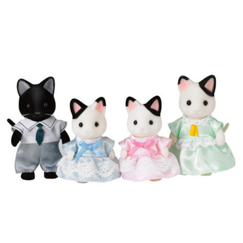 Sylvanian Families Tuxedo Cat Family SF5181
