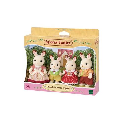 Sylvanian Families Chocolate Rabbit Family SF5655