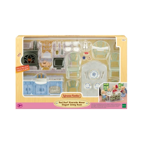 Sylvanian Families Red Roof Riverside Manor - Elegant Dining Room SC5867