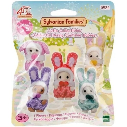 Sylvanian Families Baby Colourful Bunny Costume Series Mystery Bag SF5924