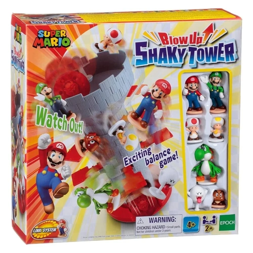 Nintendo Super Mario Blow Up! Shaky Tower Game 7356