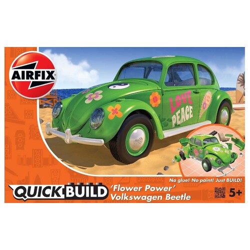 Airfix Quickbuild Flower Power Volkswagen Beetle J6031 **