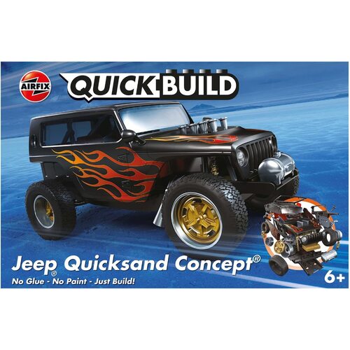 Airfix QuickBuild Jeep Quicksand Concept Model Brick Kit J6038