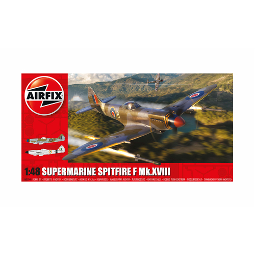 Airfix Supermarine Spitfire F Mk.XVIII 1:48 Scale Model Kit 05140