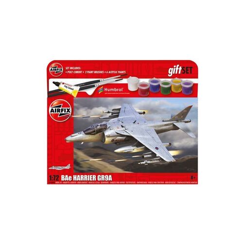 Airfix Starter Set BAe Harrier GR9A 1:72 Scale Model Kit 55300