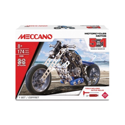 Meccano 5 in 1 Motorcycles 25205 AMEC11103