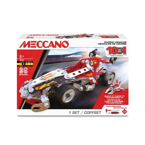 Meccano 10 in 1 Racing Vehicles 25206 AMEC11104