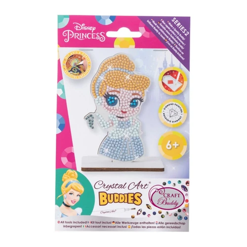 Craft Buddy Crystal Art Buddies Series 2 - Disney Princess Cinderella 9499