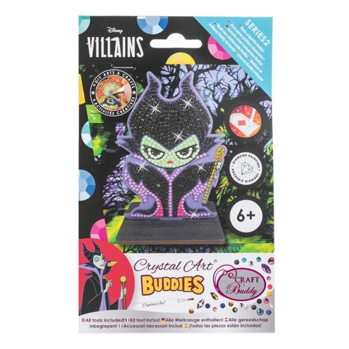 Craft Buddy Crystal Art Buddies Series 1 - Maleficent 6146
