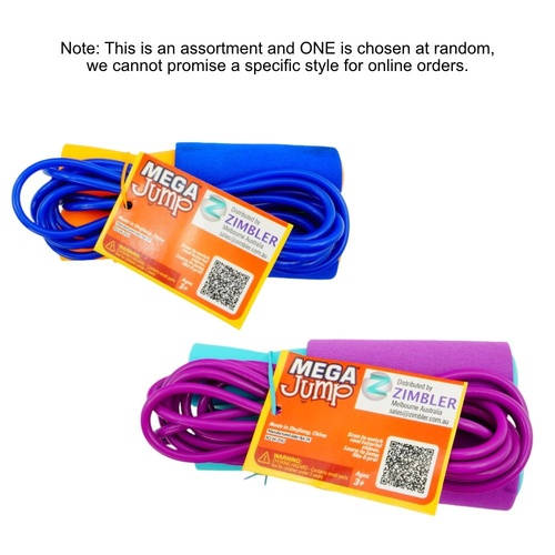 Wicked Mega Jump Classic Jump Rope Assorted; One Supplied