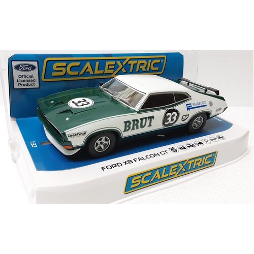Scalextric Ford XB Falcon GT Allan Moffat 1974 ATCC Brut 33 1:32 Scale Slot Car C4366