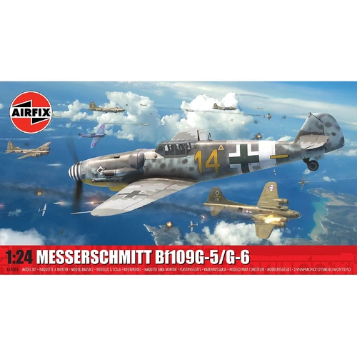 Airfix Messerschmitt Bf109G-5/G-6 1:24 Scale Model Kit A17003