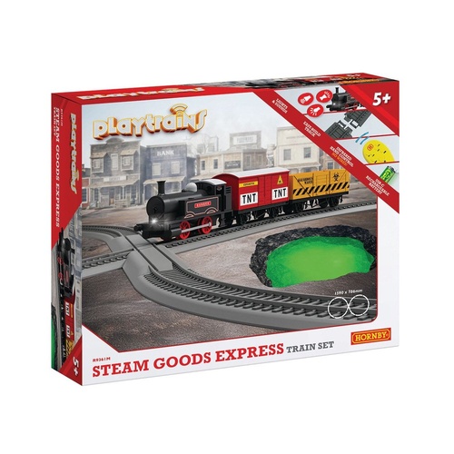Hornby Playtrains Steam Goods Extress Train Set R9361SF