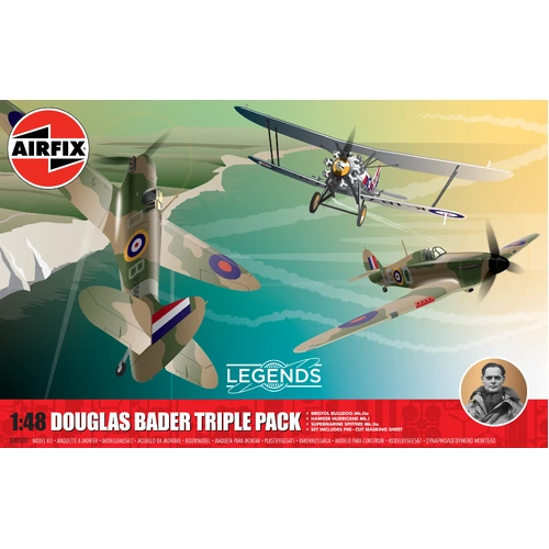 Airfix Legends Douglas Bader Triple pack 1:48 Scale Model Kit A40101