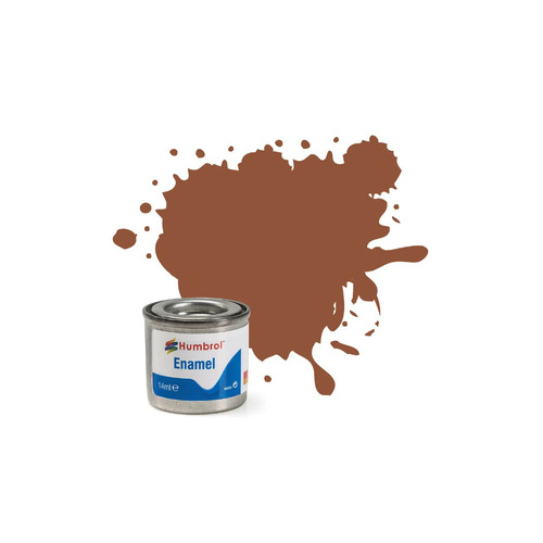 Humbrol Enamel Matt 14ml Tinlet Brick Red 70 **