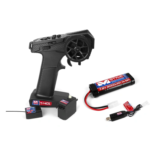 MStyle M-002 R/C Set R/C Set - Radioset with Servo, Battery & Charger suits Tamiya