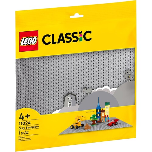 LEGO Classic Gray Baseplate 11024