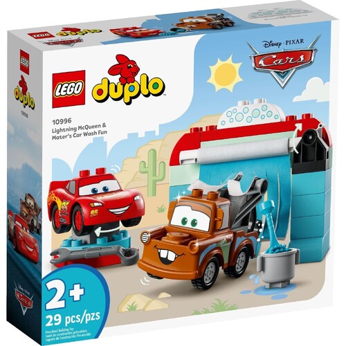 LEGO DUPLO Lightning McQueen & Mater's Car Wash Fun 10996