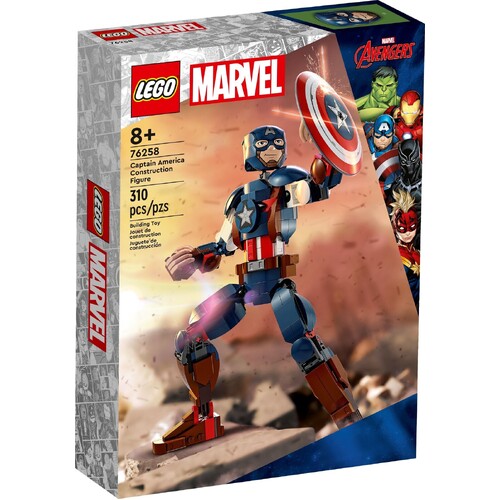 LEGO Marvel Captain America Construction Figure 76258