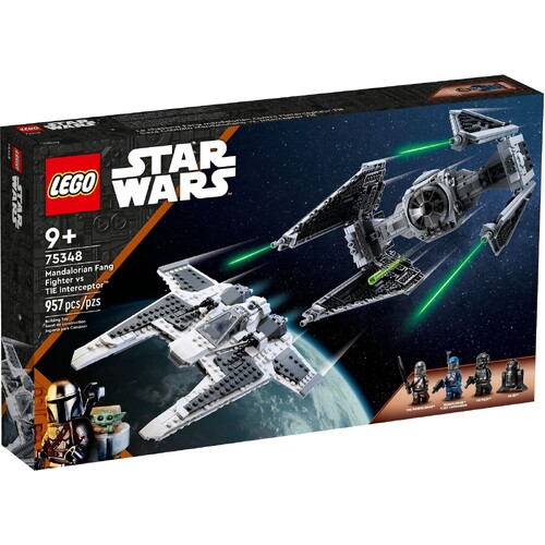 LEGO Star Wars Mandalorian Fang Fighter vs. TIE Fighter 75348