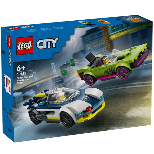 LEGO City Police Car and Muscle Car Chase 60415