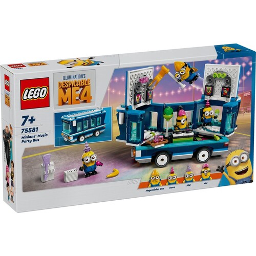 LEGO Despicable Me 4 Minions' Music Party Bus 755831