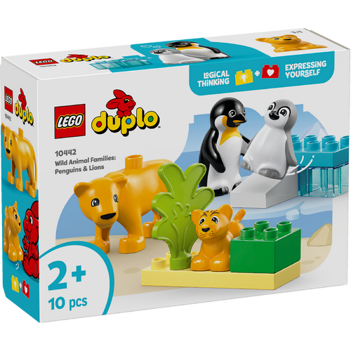 LEGO DUPLO Wild Animal Families: Penguins & Lions 10442