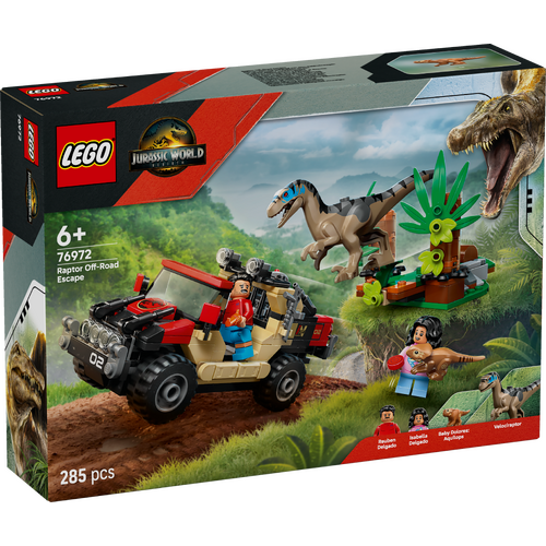 LEGO Jurassic World Rebirth Raptor Off-Road Escape 76972
