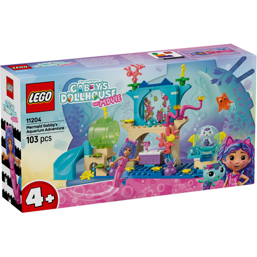 LEGO Gabby's Dollhouse The Movie Mermaid Gabby's Aquarium Adventure 11204